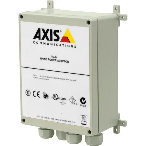 ACC MAINS ADAPTOR AXIS PS24 F/ AXIS 23XD OUTDOOR 24 VAC - 5000-001